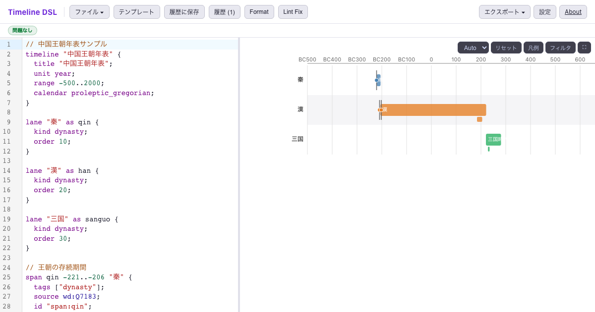 timeline-dsl のスクリーンショット